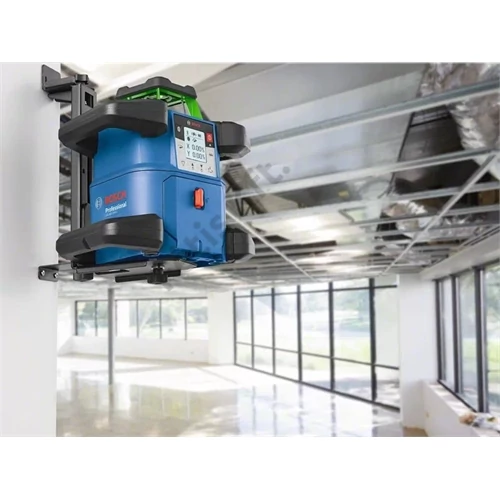 Bosch GRL 650 CHVG zöld forgólézer + BT 170 HD állvány + GR 500 mérőléc