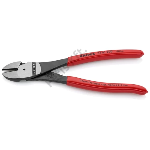 Knipex Erőkímélő oldalcsípő fogó feketére foszfátozott 200 mm (bliszter)