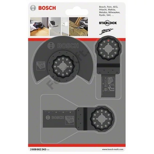 Bosch Starlock fűrészlap kezdő készlet fához, 3 részes