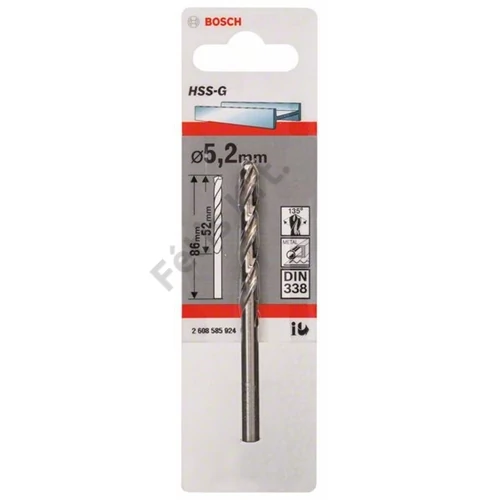 Bosch HSS-G csigafúró 5.2 mm