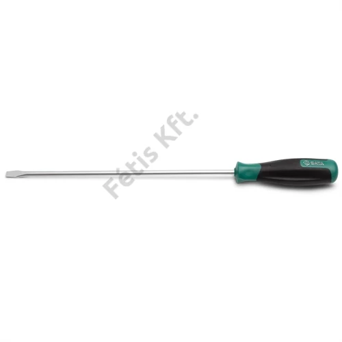 SATA csavarhúzó lapos 6x250mm kétkomponensű nyél