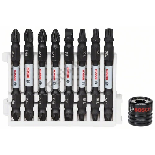 Bosch Impact Control kétvégű bit készlet 65 mm 8 részes + mágneses bittartó