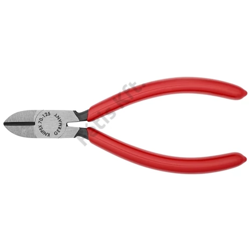 Knipex Oldalcsípőfogó feketére foszfátozott 125 mm