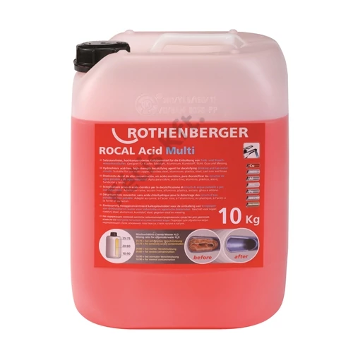 ROTHENBERGER Vízkőmentesítő vegyszer ROCAL Acid Multi, 10 kg