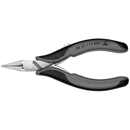 Knipex ESD elektronikai műszerész fogó többkomponensű nyél 115 mm