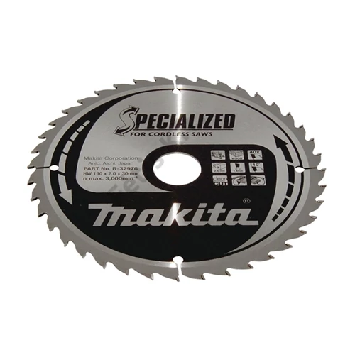 Makita körfűrészlap akkus FA 190x30 mm Z40