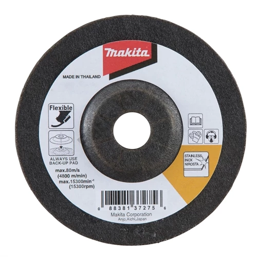 Makita flexibilis csiszolótárcsa 125x3 mm INOX AC36