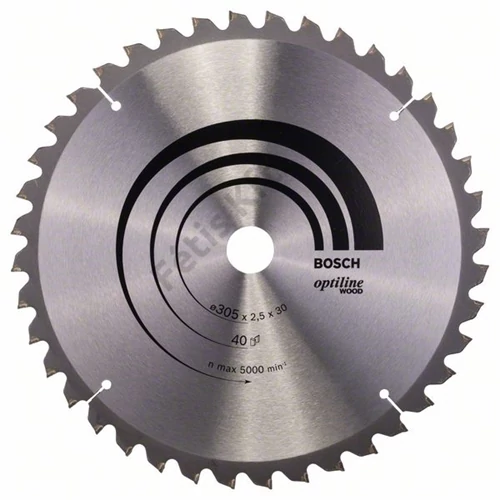 Bosch körfűrészlap 305x30/40 Optiline Wood