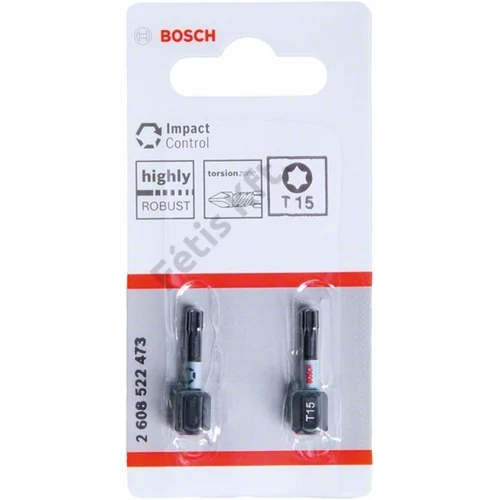 Bosch Impact Control T15 bit, 2 db 25 mm