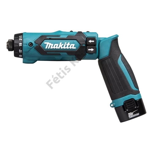 Makita DF012DSE 7.2V Li-Ion csavarbehajtó 2x1.5Ah akkuval