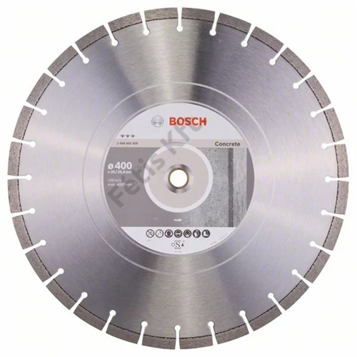 Bosch vágókorong, gyémánt 400x3.2x20/25.4 mm beton