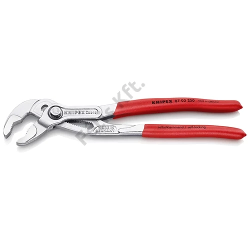 Knipex Cobra Hightech vízpumpafogó krómozott 250 mm (bliszter)