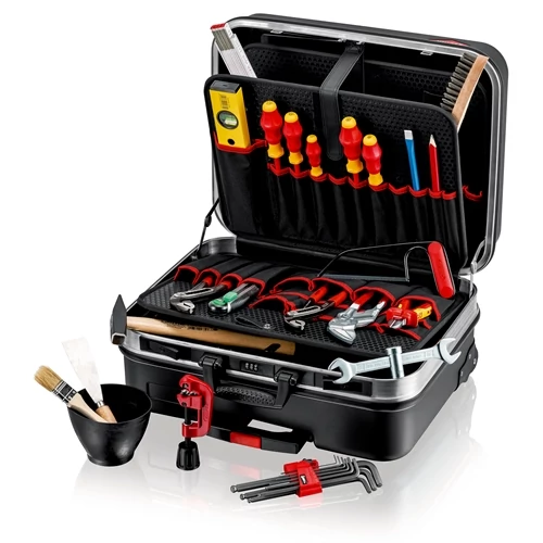 Knipex BIG Basic Move szerszámkoffer 31 vízvezeték-szerelő szerszámmal (Sanitär)