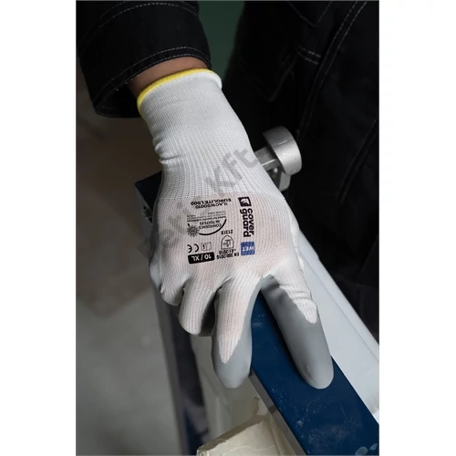 EUROLITE L900 fehér/szürke latex környezetbarát kesztyű 10