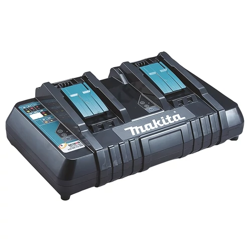 Makita DC18RD akkumulátor töltő 14.4V-18V Li-ion KÉT PORTOS LXT (gyors)