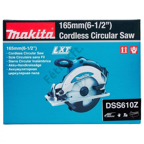 Makita DSS610Z akkus körfűrész (alapgép - akku és töltő nélkül)