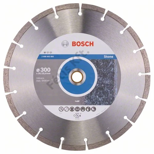 Bosch vágókorong, gyémánt 300x3.1x20/25.4 mm kő