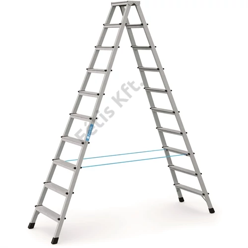 Zarges Szegecselt állólétra elox 2.71m 2x10 Xlstep B