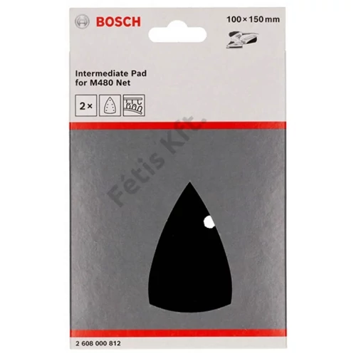 Bosch közdarab multicsiszolóhoz 100x150mm 2 db