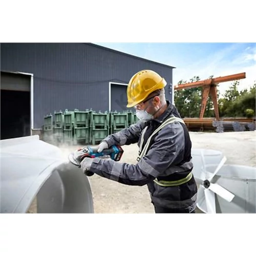 Bosch GWS 18V-11 Akkus Sarokcsiszoló (akku és töltő nélkül csiszolótárcsával 125mm) kartondobozban