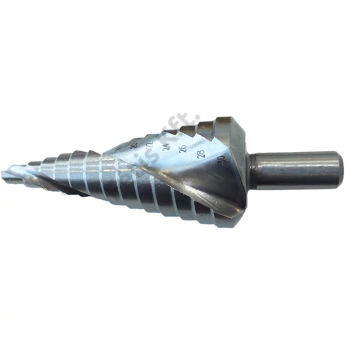 PTG lépcsős csavart hornyú lemezfúró HSSE Co5 4-20 x 2 mm