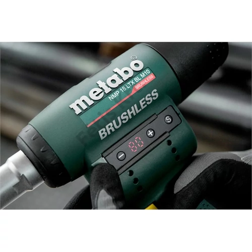 Metabo NMP 18 LTX BL M10 akkus popszegecshúzó alapgép 18V/2x4Ah+töltő