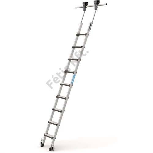 Zarges Csavarozott lépcsős mozgatható polclétra elox 1x9 Comfortstep Trec LH
