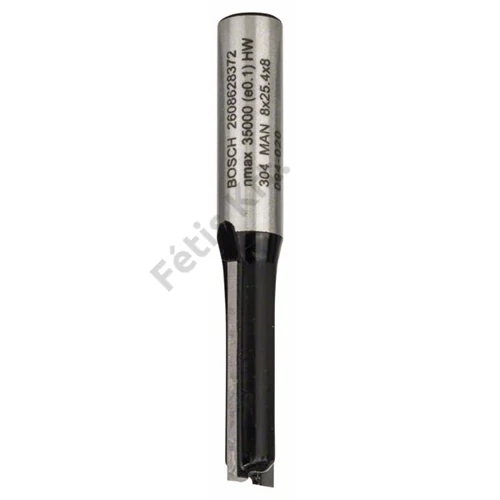 Bosch keményfém horonymaró (2 vágóél, hosszú kialakítás) 8 x25.4 56 mm d:8 mm