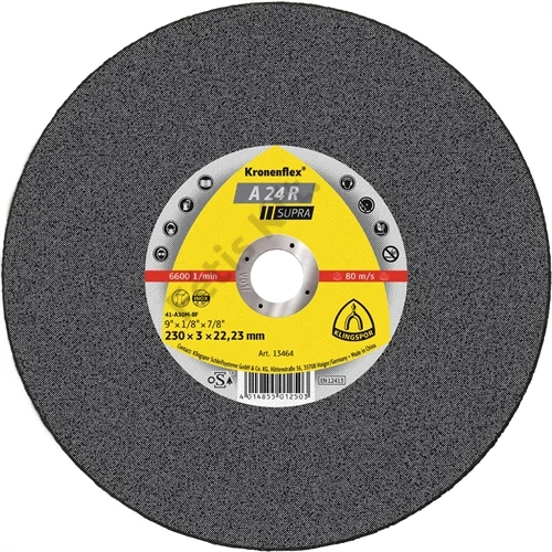 Klingspor vágókorong 150x2.5x22.23mm A 24 R S Egyenes