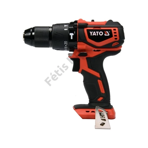 YATO Akkus ütvefúró-csavarozó 18 V Li-ion szénkefe nélküli motor - akku és töltő nélkül (YT-82797)
