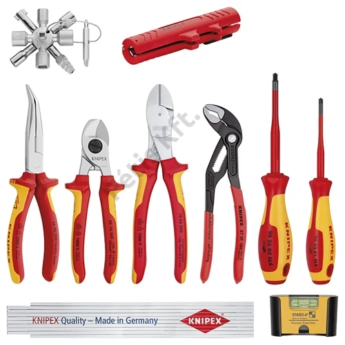 Knipex Electro 2 kiegészítő készlet 10 részes