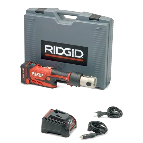 Ridgid RP 351-B akkus egyenes présgép pofák nélkül 18V 2.5Ah +töltő ...
