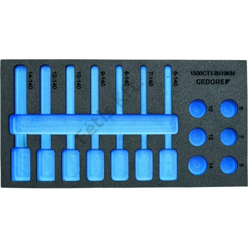 Gedore check-tool modul, üres (EI-1500 CT1-IN 19 LKM)