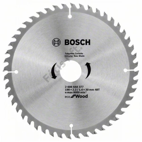 Bosch körfűrészlap készlet 190x30/48 ECO for Wood 10 db