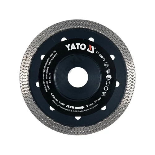 YATO gyémánt vágókorong 125 mm folytonos (YT-59972)