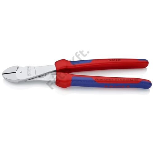 Knipex erőkímélő oldalcsípő fogó krómozott, többkomponensű nyél 250mm