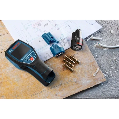 Bosch D-Tect 120 falszkenner kartondobozban, védőtáskával
