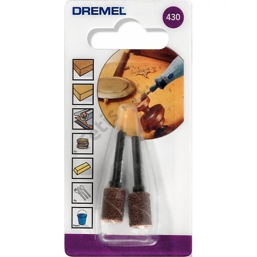 Dremel Csiszolószalag és tüske 6.4 mm 60-as szemcseméret (430)