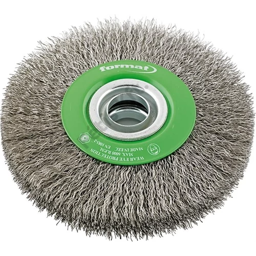 Format körkefe rozsdamentes 125mm