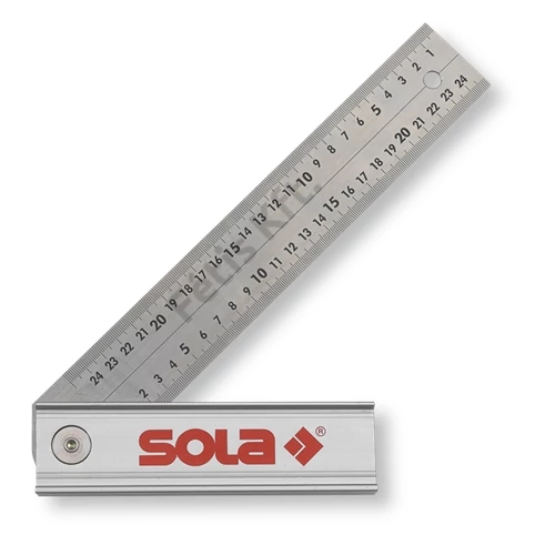 Sola Quattro állítható derékszög, rozsdamentes, 250x170mm (r)