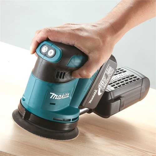 Makita DBO180Z akkus excentercsiszoló (alapgép - akku és töltő nélkül) 123 mm