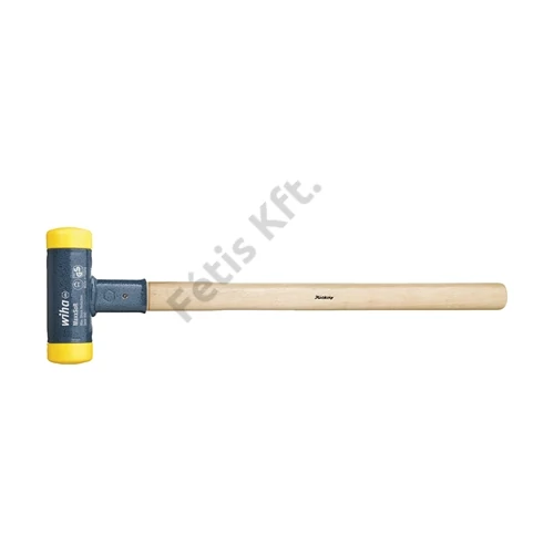 Wiha Cserélhető fejű kalapács, visszaütésmentes Hickory fanyéllel, kerek kalapácsfejjel 50, 385 mm (02097)