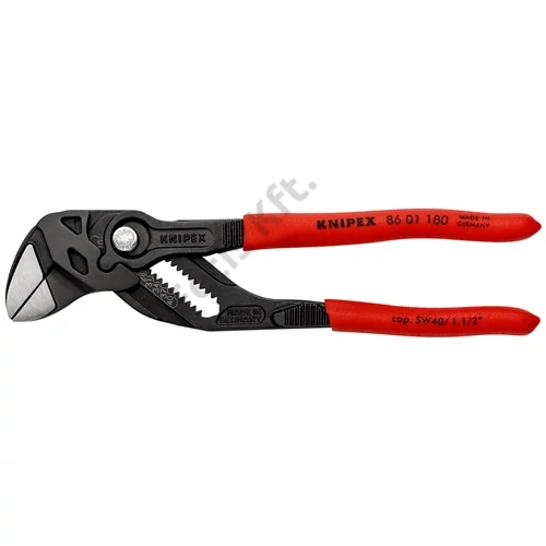 Knipex fogókulcs műanyag markolattal feketére foszfátozott 180 mm