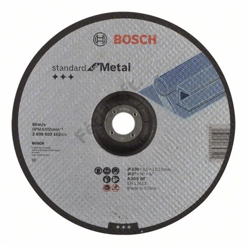 Bosch vagókorong fémhez 230x3.0 A 30 S BF hajlított