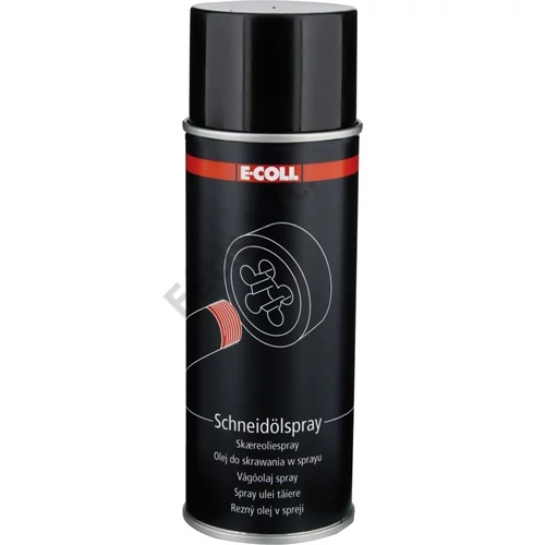 E-Coll BLACK Line vágó-fúró-üregelő spray 400ml