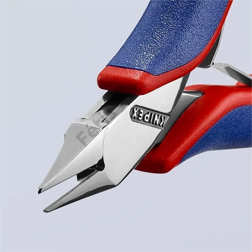 Knipex elektronikai oldalcsípő fogó, többkomponensű nyél 115mm