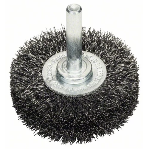 Bosch drótkorong hullámosított dróttal 50x15x0.2 mm, szár: 6 mm acél