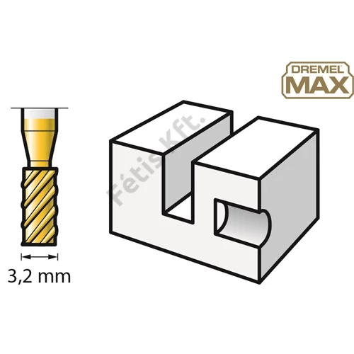 Dremel Max 194DM marófej 3.2 mm 2 db