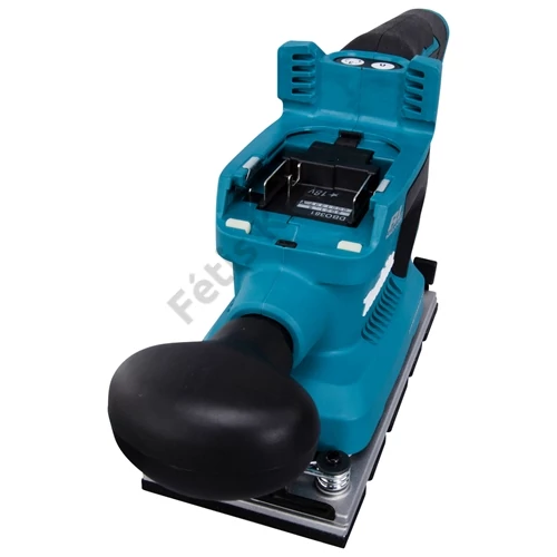 Makita DBO381ZU 18V LXT Li-ion BL AWS 93x185mm rezgőcsiszoló (akku és töltő nélkül) + adapter