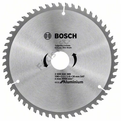 Bosch körfűrészlap 190x30/54 Eco for Aluminium